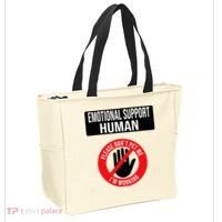 Emotional Support Human Halloween Costume Do Not Pet Me Tote Bag thumb 2