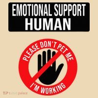 Emotional Support Human Halloween Costume Do Not Pet Me Tote Bag thumb 4