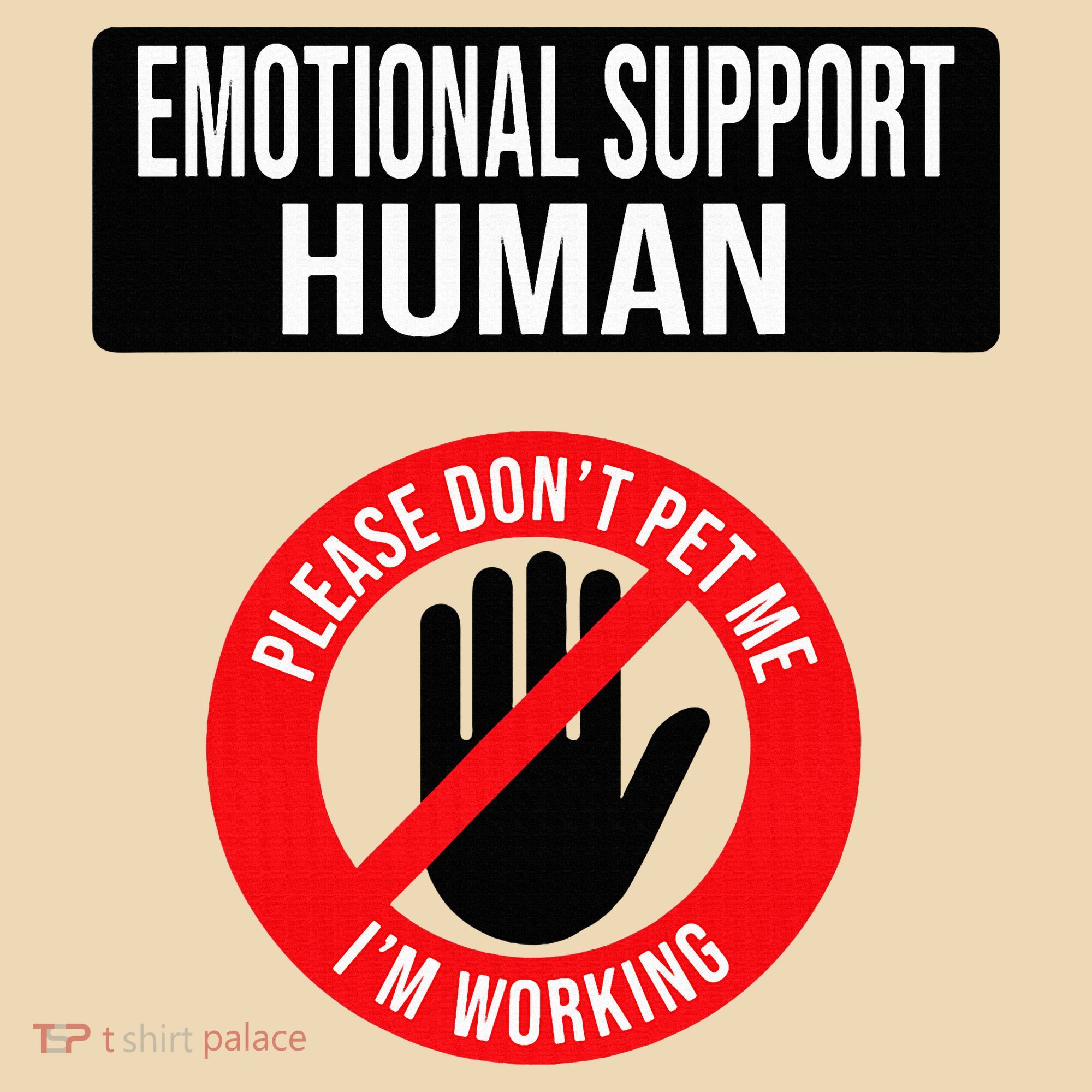 Emotional Support Human Halloween Costume Do Not Pet Me Tote Bag
