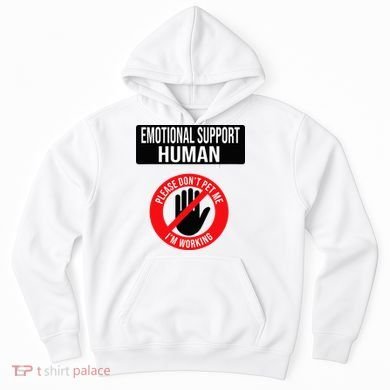 Emotional Support Human Halloween Costume Do Not Pet Me Hoodie
