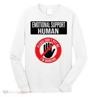 Emotional Support Human Halloween Costume Do Not Pet Me Long Sleeve Shirt thumb 0