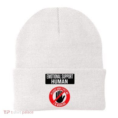 Emotional Support Human Halloween Costume Do Not Pet Me Beanie