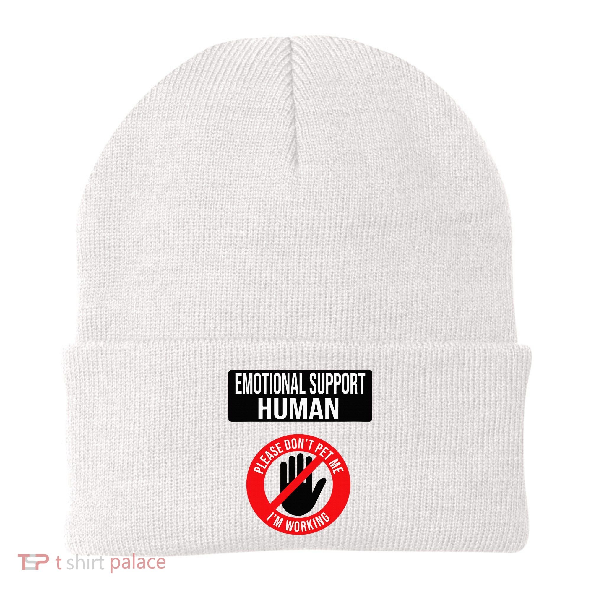 Emotional Support Human Halloween Costume Do Not Pet Me Beanie