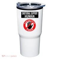 Emotional Support Human Halloween Costume Do Not Pet Me Tumbler thumb 0