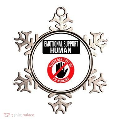 Emotional Support Human Halloween Costume Do Not Pet Me Ornament