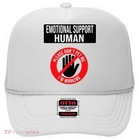 Emotional Support Human Halloween Costume Do Not Pet Me Hat thumb 0