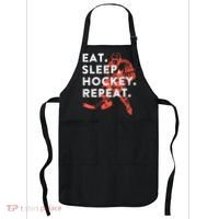 Eat Sleep Hockey Repeat Gift Apron thumb 0