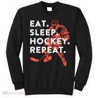 Eat Sleep Hockey Repeat Gift Sweatshirt thumb 0