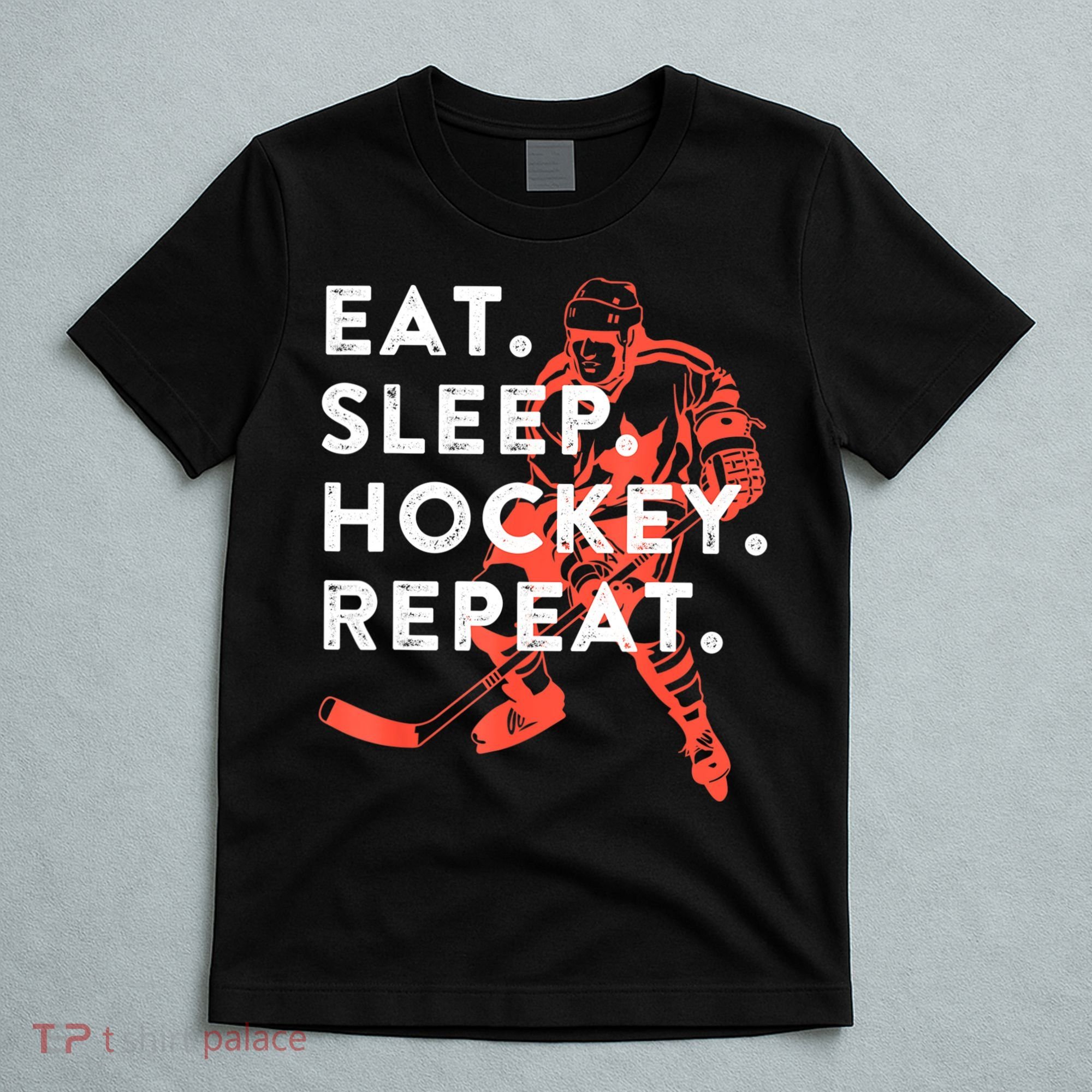 Eat Sleep Hockey Repeat Gift T-Shirt