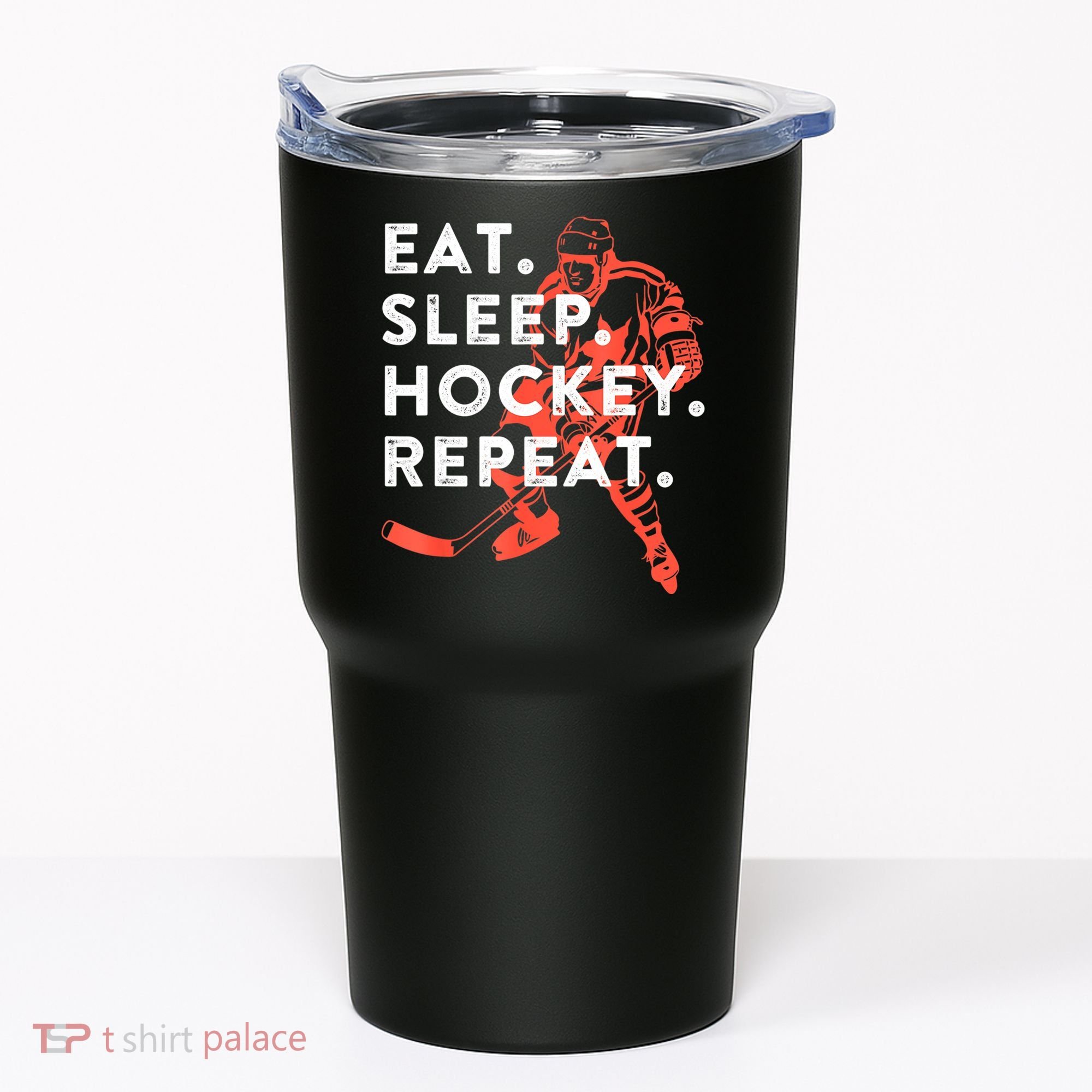 Eat Sleep Hockey Repeat Gift Tumbler