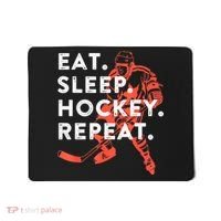 Eat Sleep Hockey Repeat Gift Mousepad thumb 0