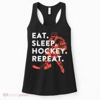 Eat Sleep Hockey Repeat Gift Women's Tank Top thumb 0