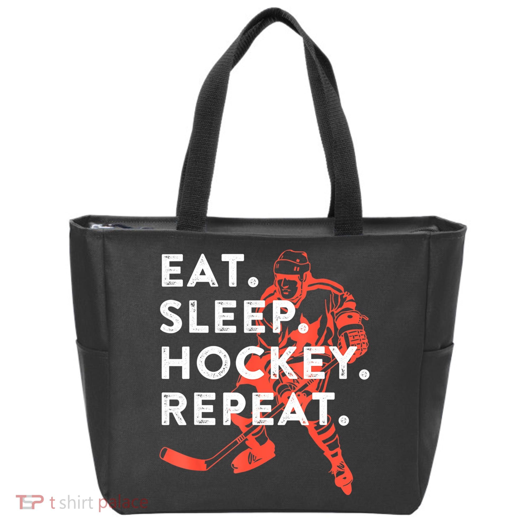 Eat Sleep Hockey Repeat Gift Tote Bag