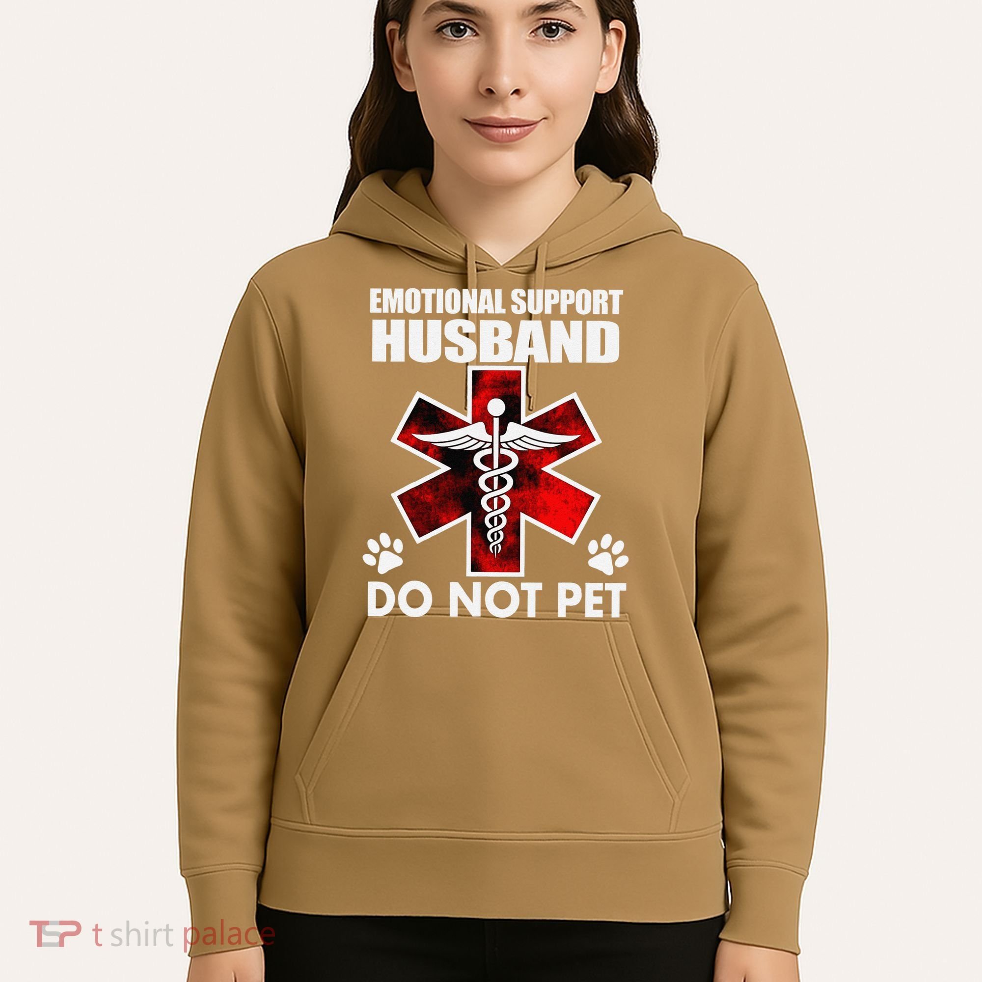 Emotional Support Husband Do Not Pet Hoodie