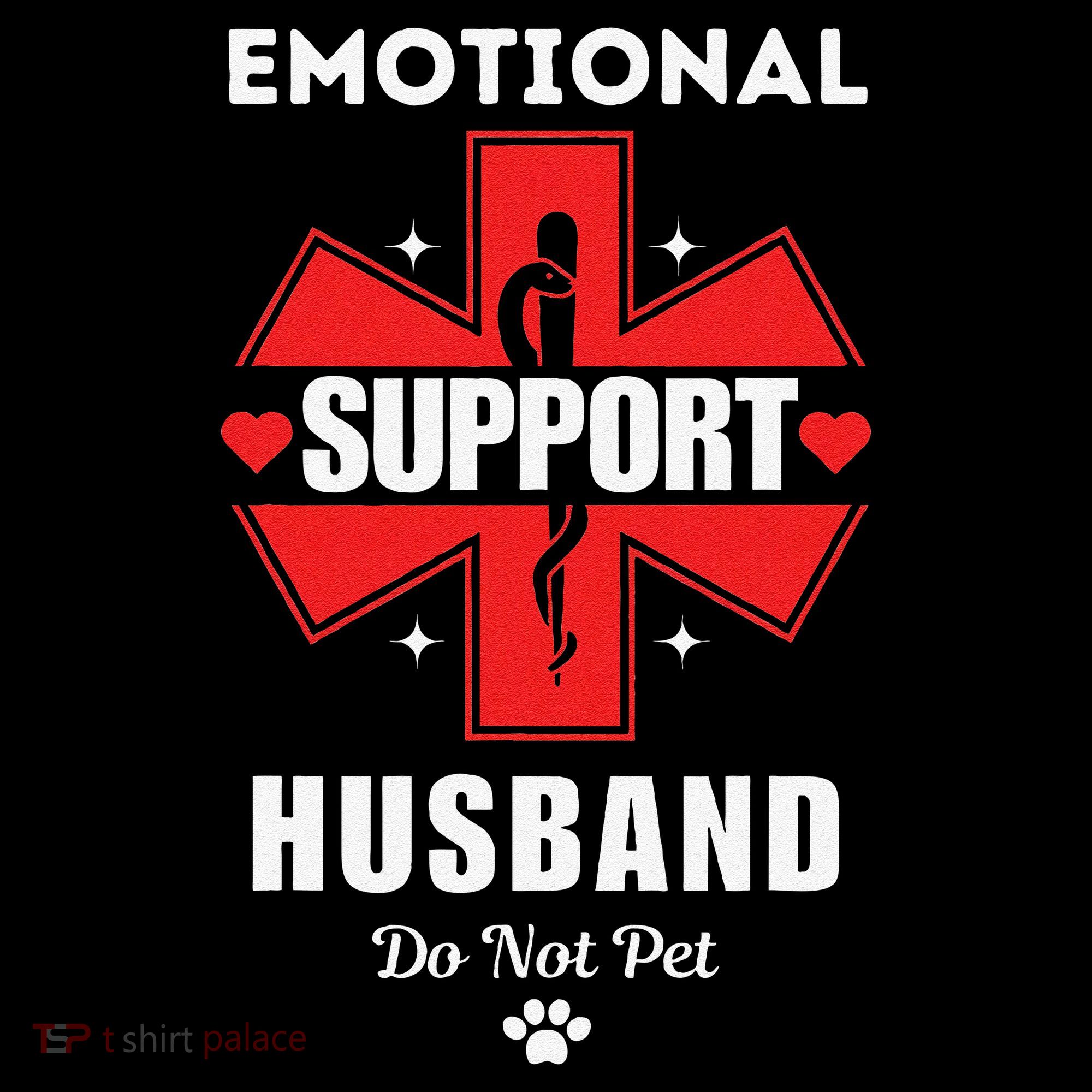 Emotional Support Husband Do Not Pet Coaster