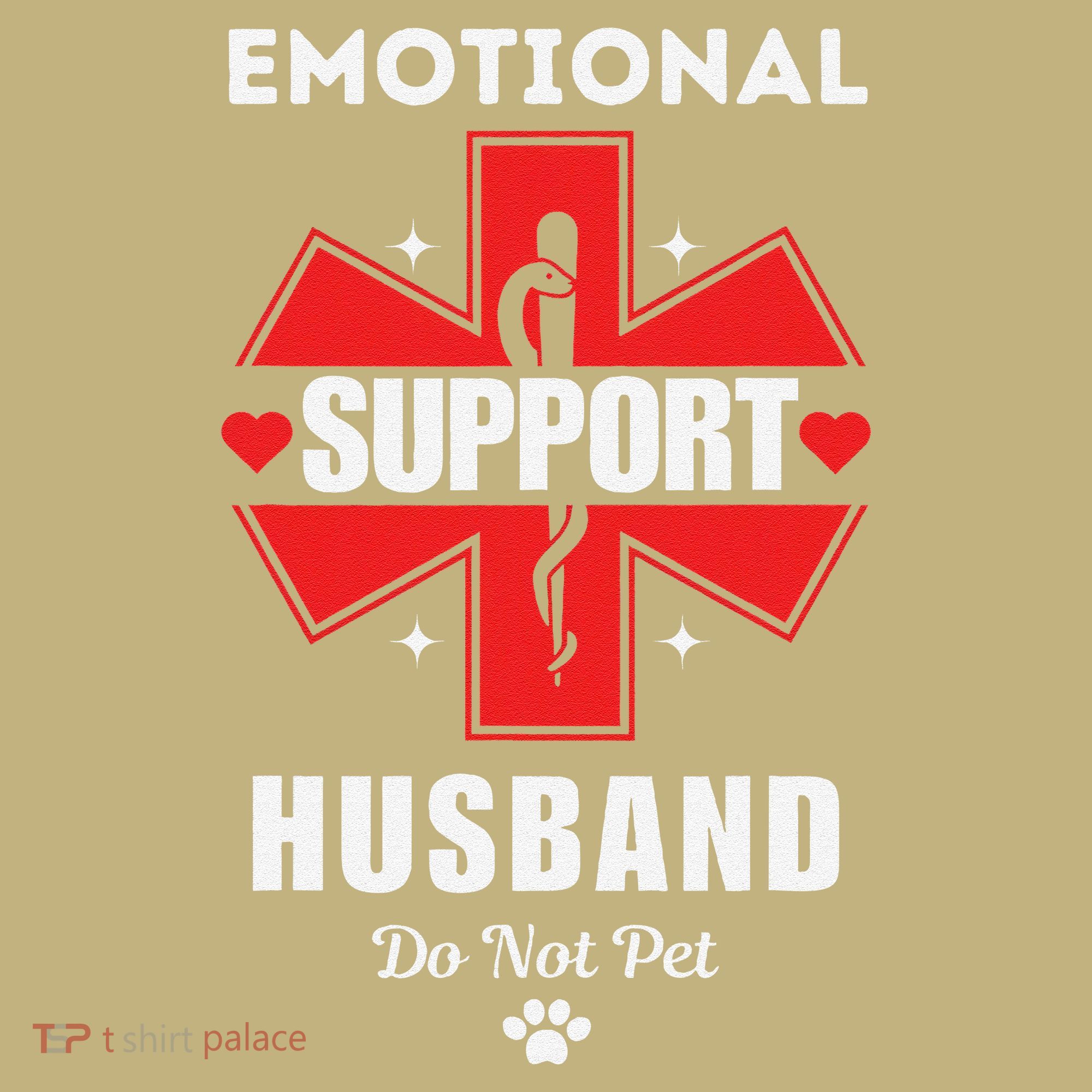 Emotional Support Husband Do Not Pet Long Sleeve Shirt