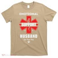 Emotional Support Husband Do Not Pet T-Shirt thumb 0