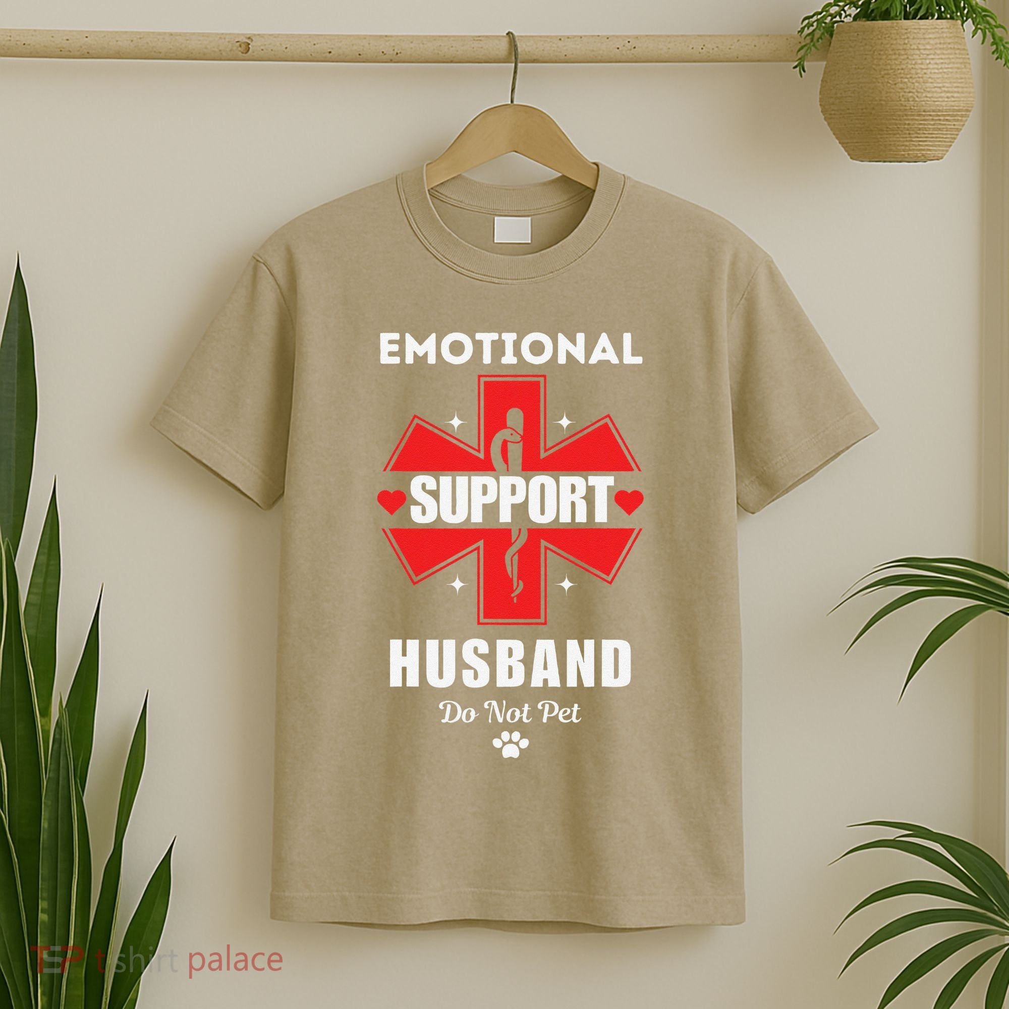 Emotional Support Husband Do Not Pet T-Shirt