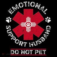 Emotional Support Husband Do Not Pet Backpack thumb 2