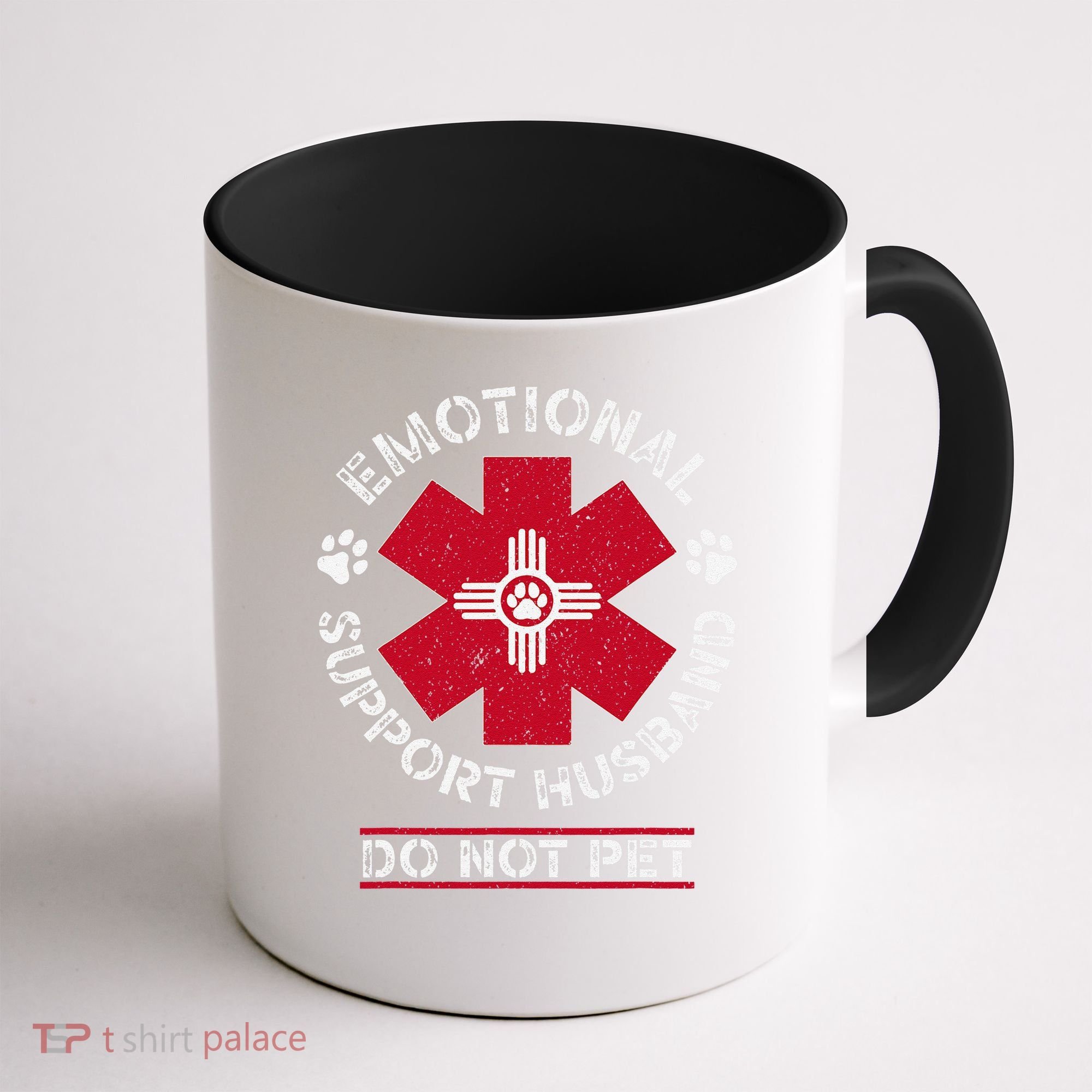 Emotional Support Husband Do Not Pet Coffee Mug