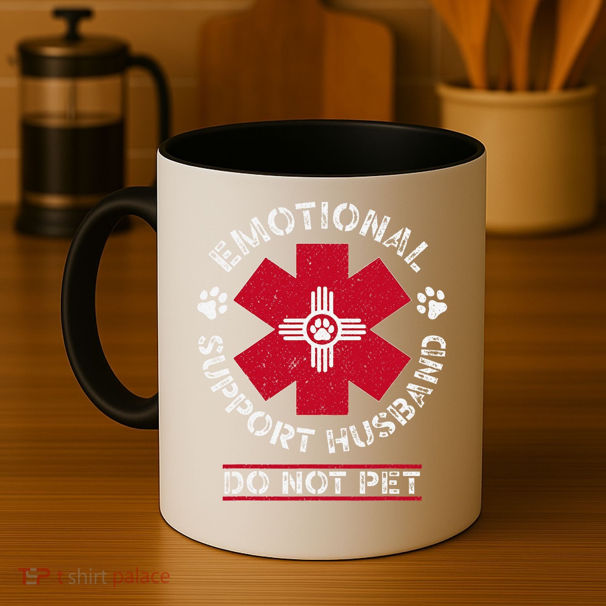 Emotional Support Husband Do Not Pet Coffee Mug