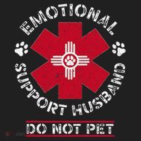 Emotional Support Husband Do Not Pet Hat thumb 2