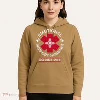 Emotional Support Husband Do Not Pet Hoodie thumb 5