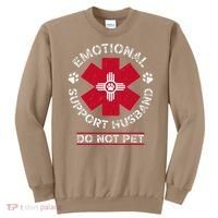 Emotional Support Husband Do Not Pet Sweatshirt thumb 0