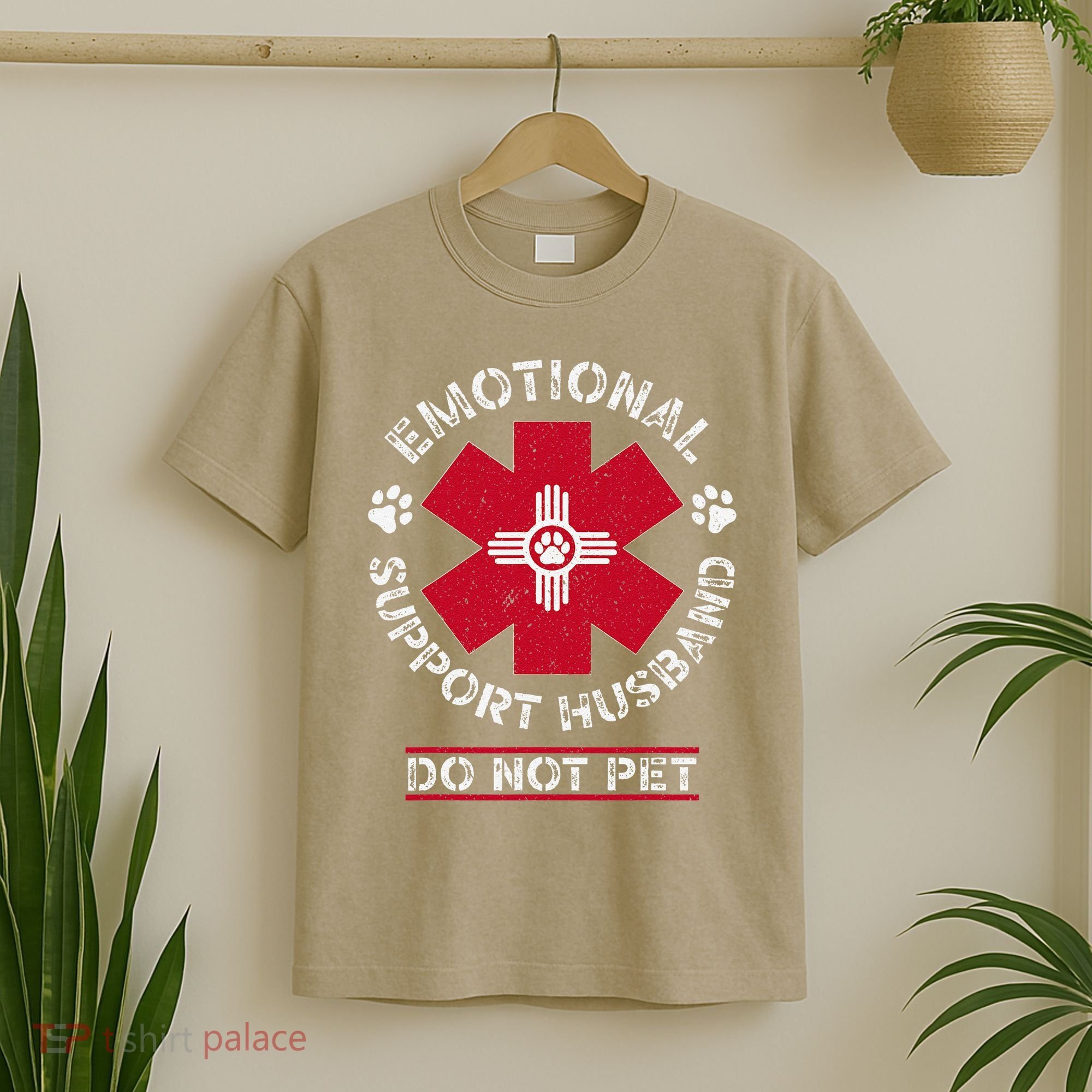 Emotional Support Husband Do Not Pet T-Shirt