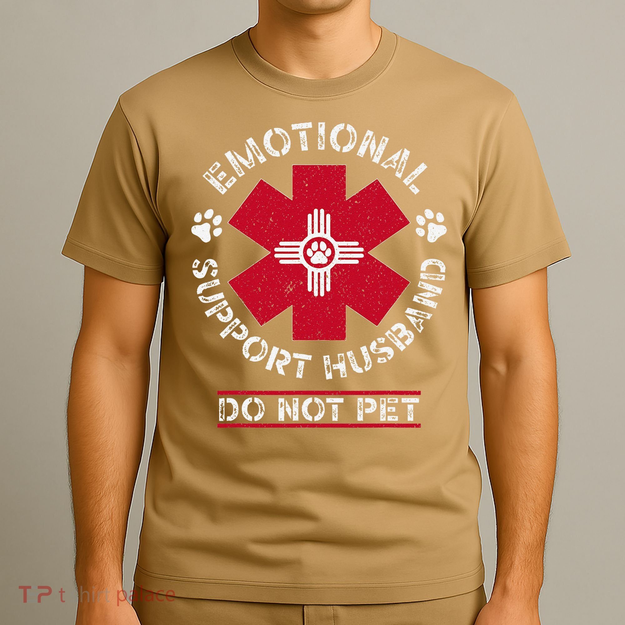 Emotional Support Husband Do Not Pet T-Shirt