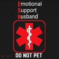 Emotional Support Husband Do Not Pet Bucket Hat thumb 4