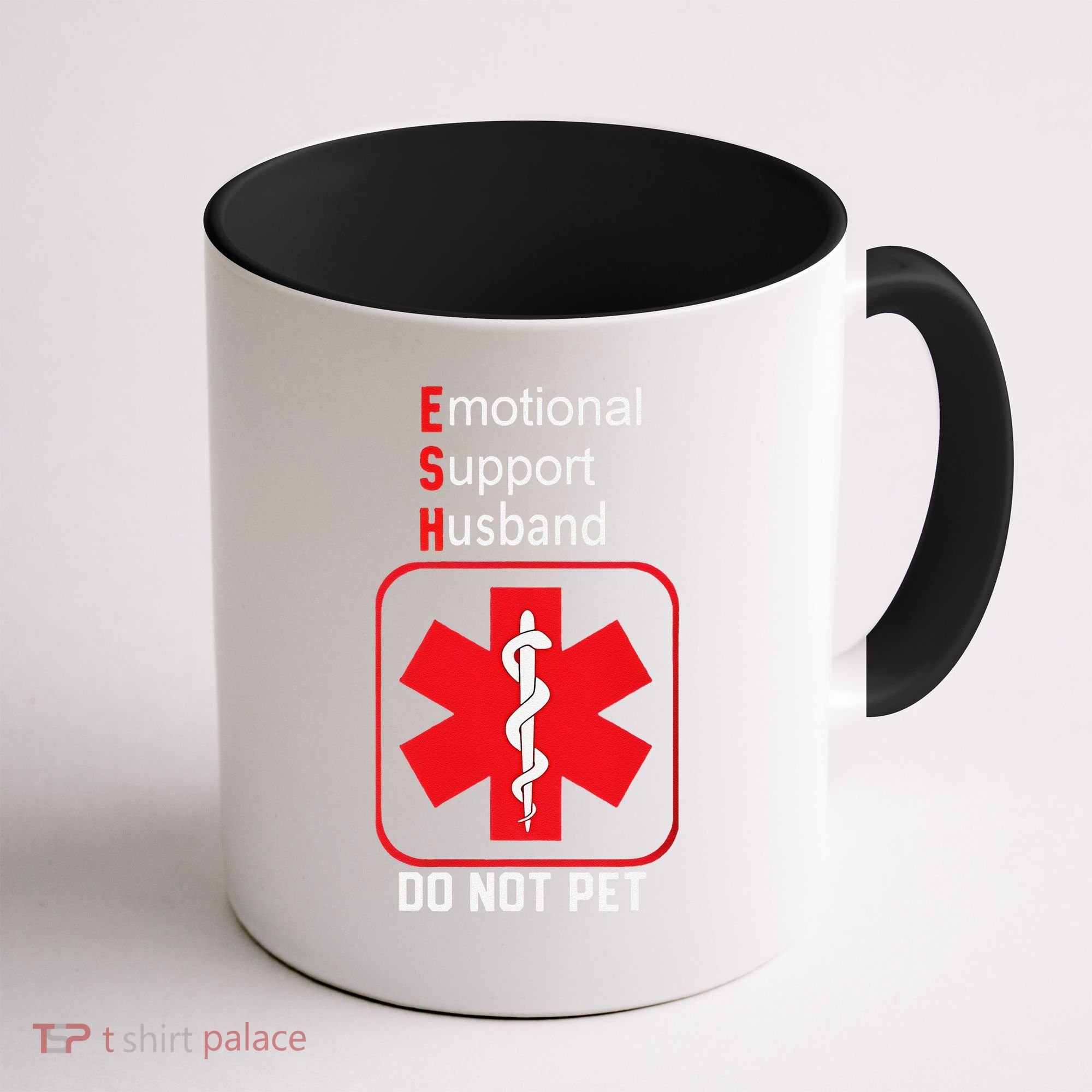 Emotional Support Husband Do Not Pet Coffee Mug