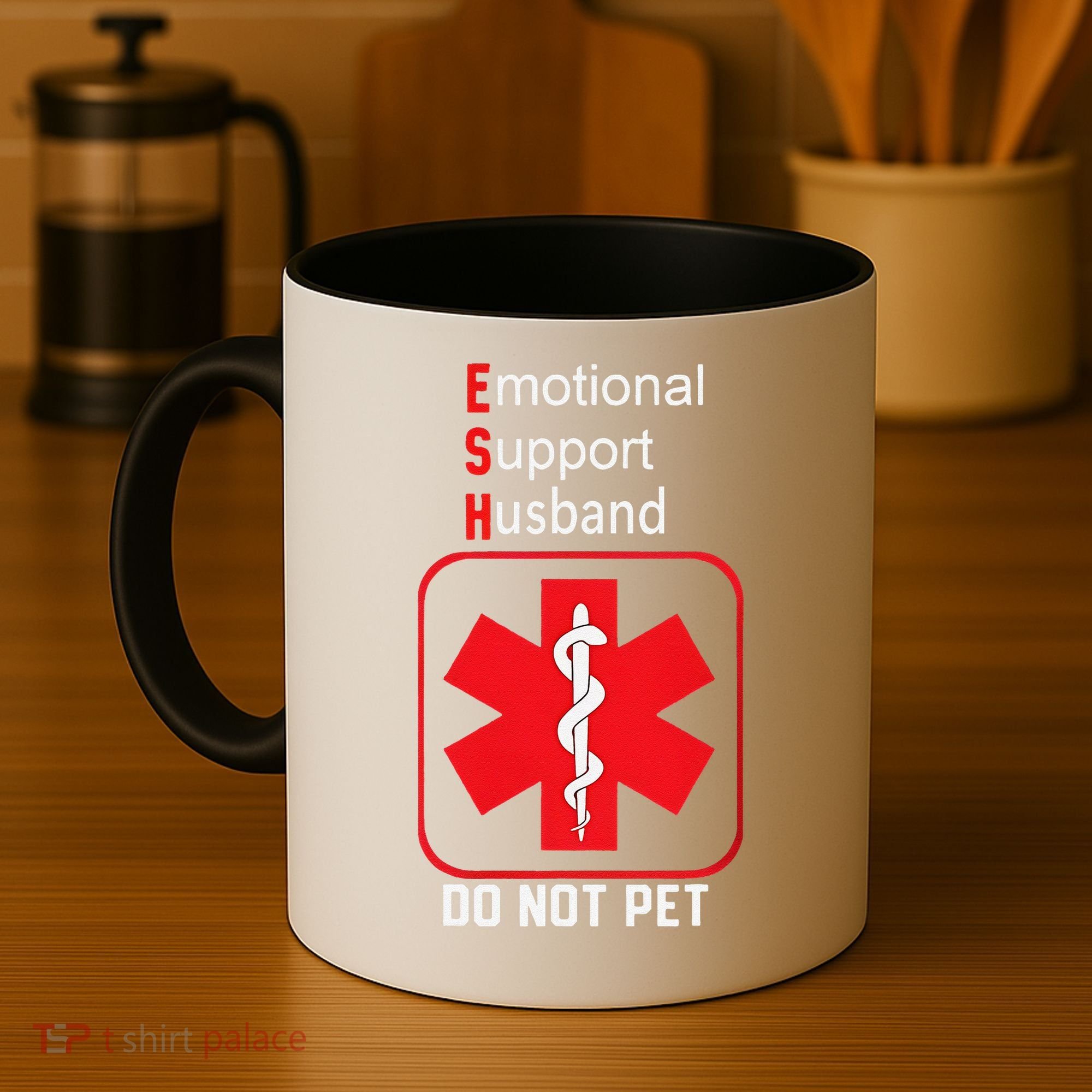 Emotional Support Husband Do Not Pet Coffee Mug