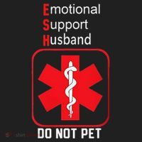 Emotional Support Husband Do Not Pet Tumbler thumb 3