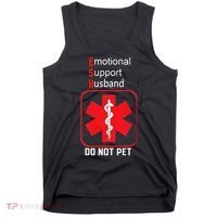 Emotional Support Husband Do Not Pet Tank Top thumb 0