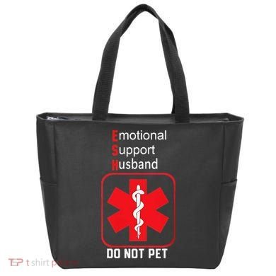 Emotional Support Husband Do Not Pet Tote Bag