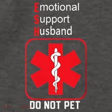 Emotional Support Husband Do Not Pet Vector Backpack