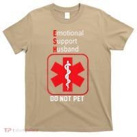 Emotional Support Husband Do Not Pet T-Shirt thumb 0