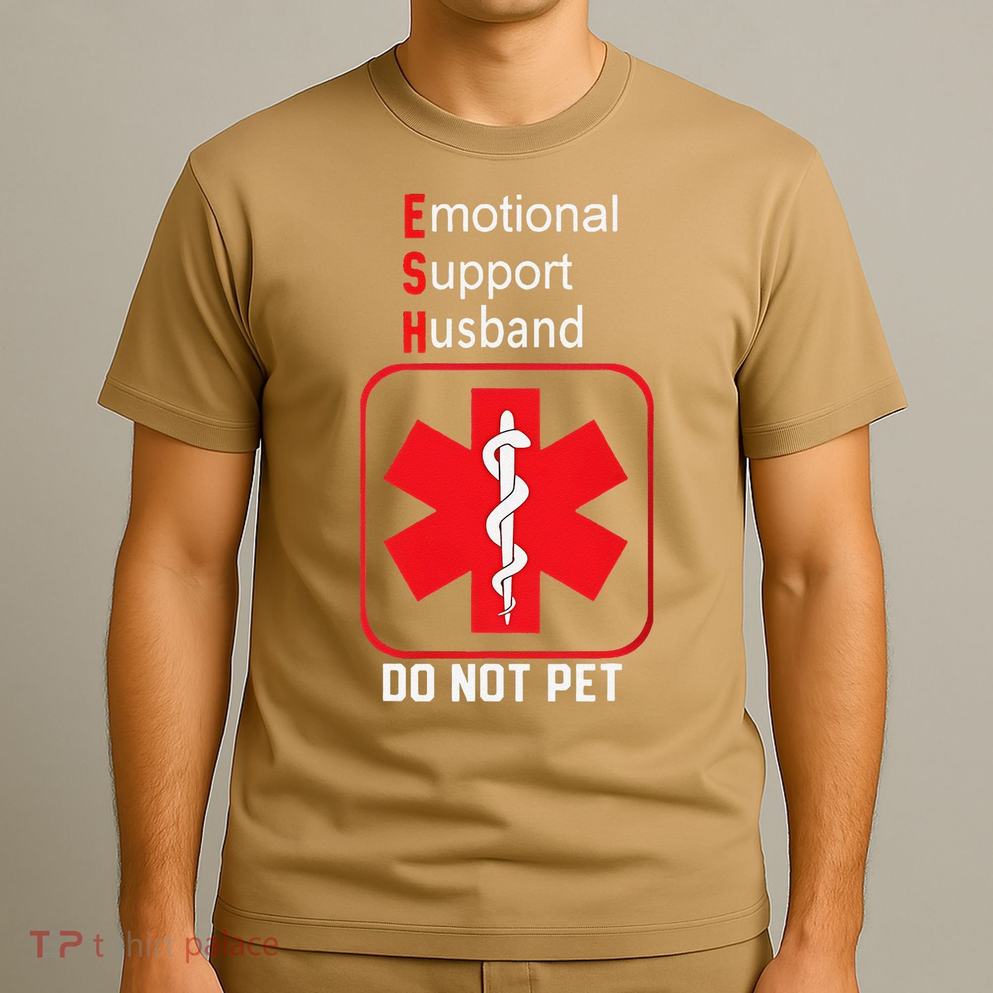 Emotional Support Husband Do Not Pet T-Shirt