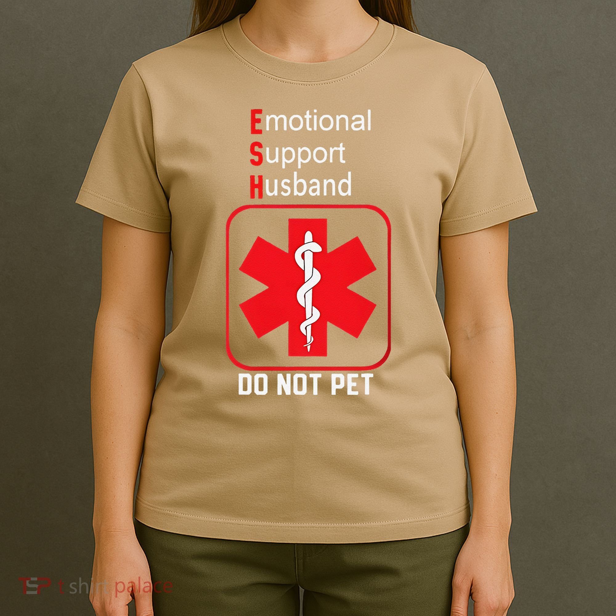 Emotional Support Husband Do Not Pet T-Shirt