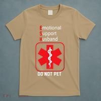 Emotional Support Husband Do Not Pet T-Shirt thumb 5