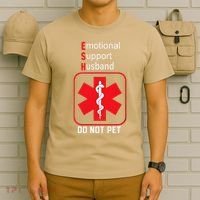 Emotional Support Husband Do Not Pet T-Shirt thumb 6