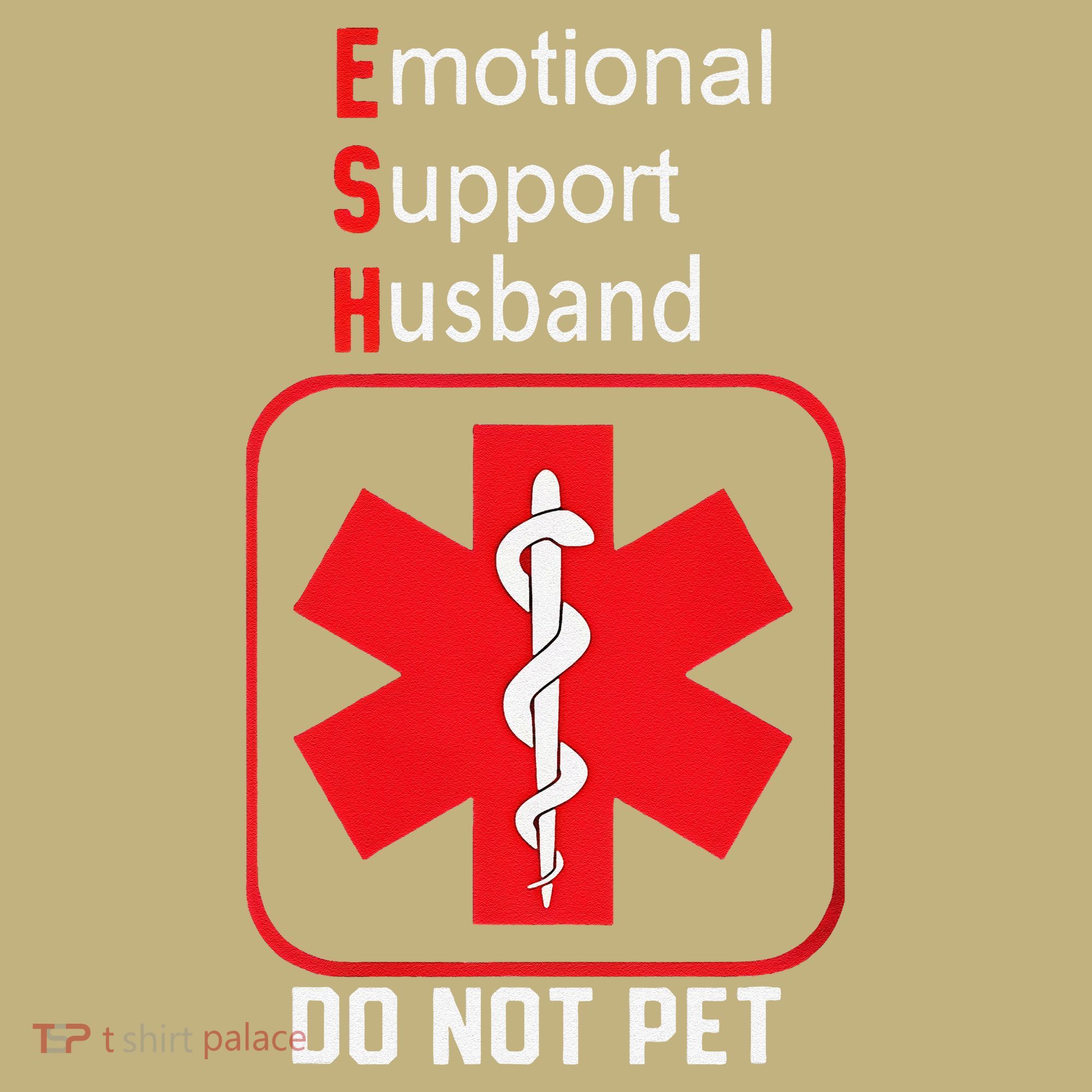 Emotional Support Husband Do Not Pet T-Shirt