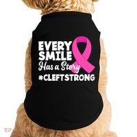 Every Smile Has A Story Cleft Lip And Palate Awareness Great Gift Doggie Tank thumb 0