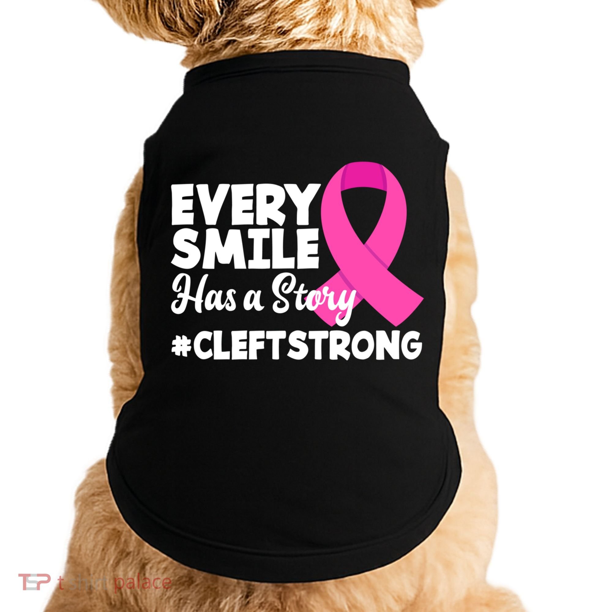 Every Smile Has A Story Cleft Lip And Palate Awareness Great Gift Doggie Tank