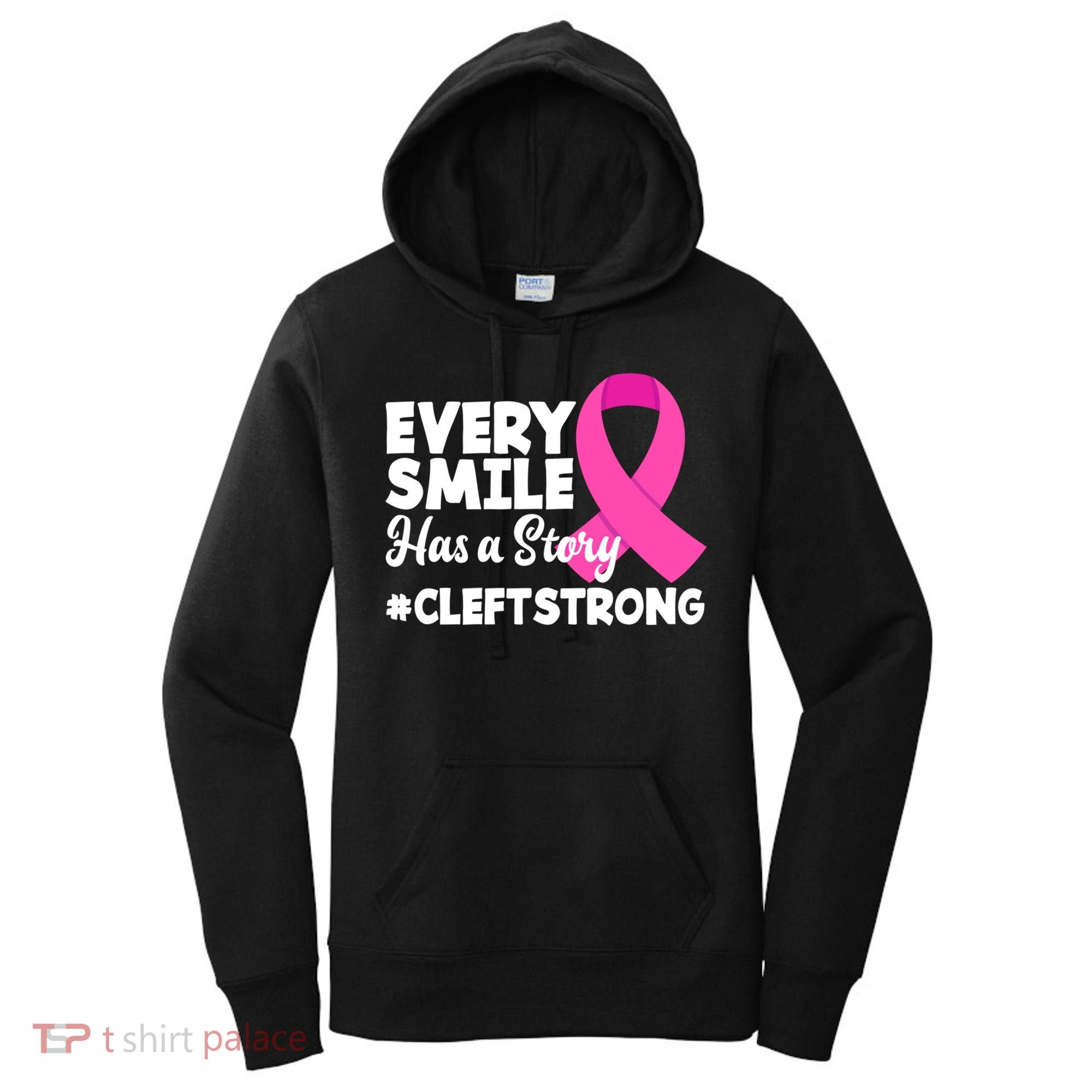 Every Smile Has A Story Cleft Lip And Palate Awareness Great Gift Women's Hoodie