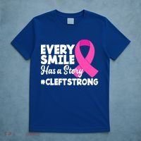 Every Smile Has A Story Cleft Lip And Palate Awareness Great Gift T-Shirt thumb 5