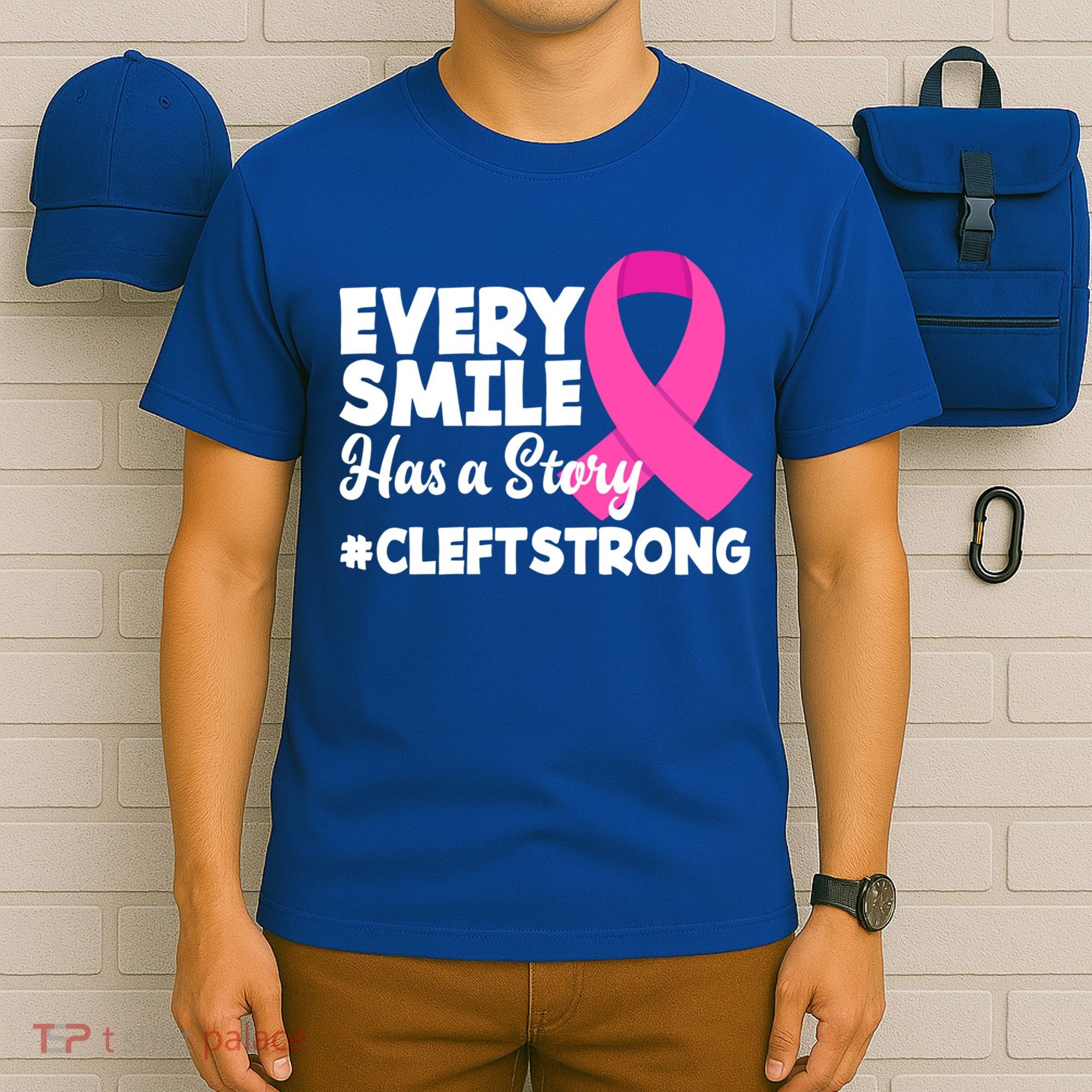 Every Smile Has A Story Cleft Lip And Palate Awareness Great Gift T-Shirt