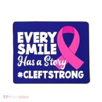 Every Smile Has A Story Cleft Lip And Palate Awareness Great Gift Mousepad thumb 0
