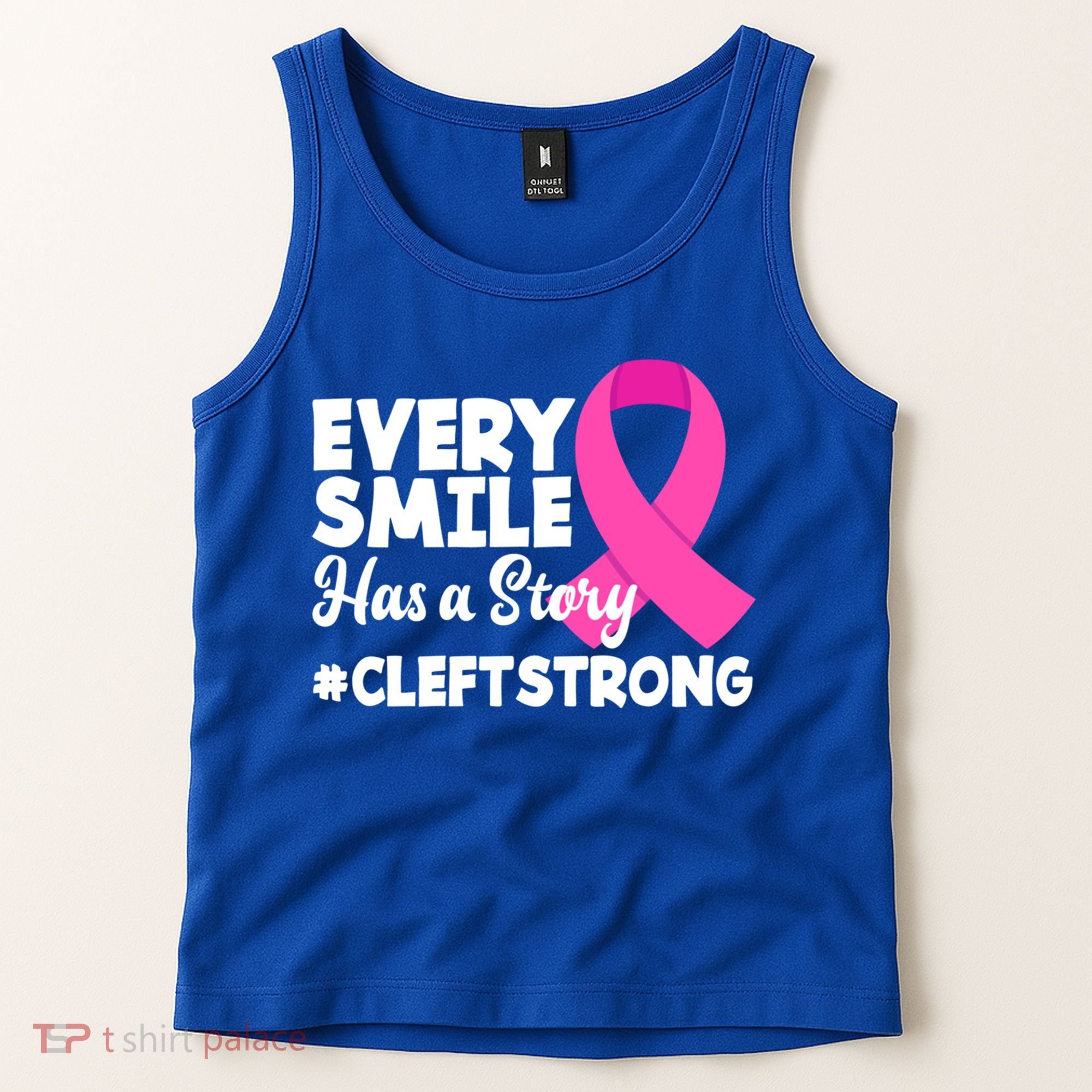 Every Smile Has A Story Cleft Lip And Palate Awareness Great Gift Tank Top